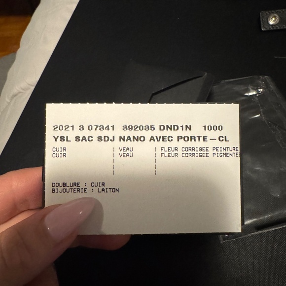 Saint Laurent small bag - Picture 9 of 11